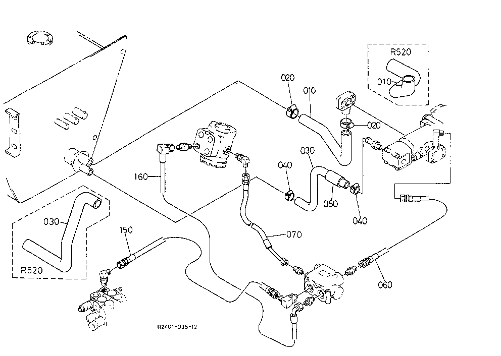 Hydraulic Oil Line (Suction)