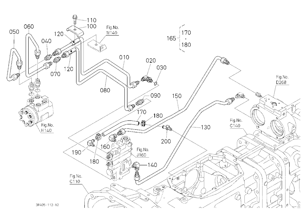 Hydraulic Oil Line (Steering/Pto)