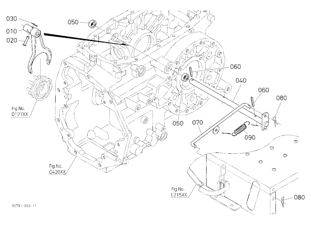 Differential Lock Shift Fork