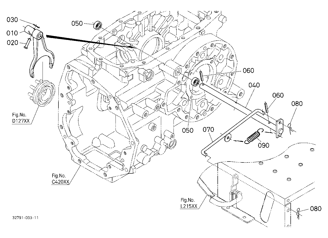 Differential Lock Shift Fork