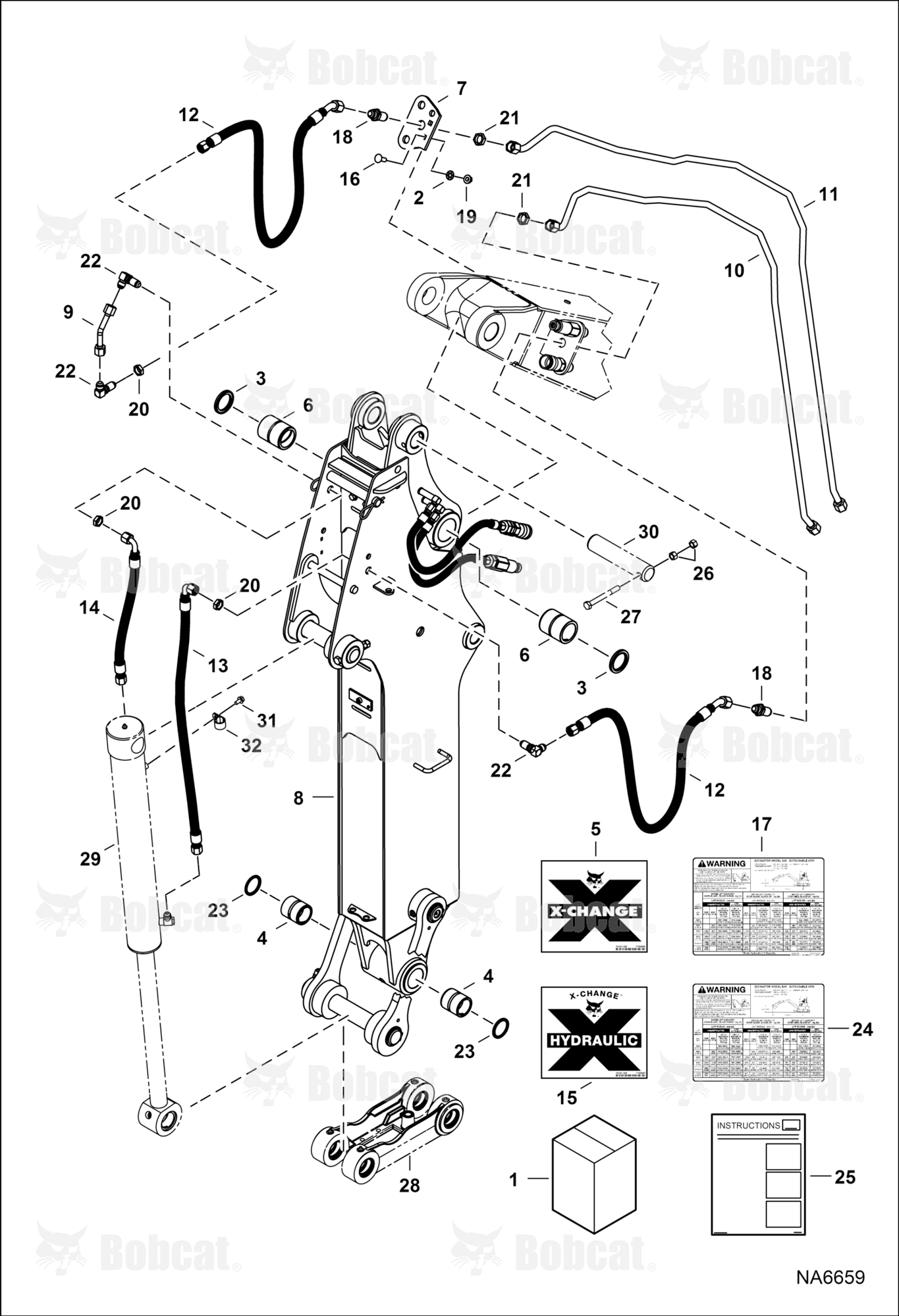 Extendable Arm (Kit)  AG3G11001 & Above