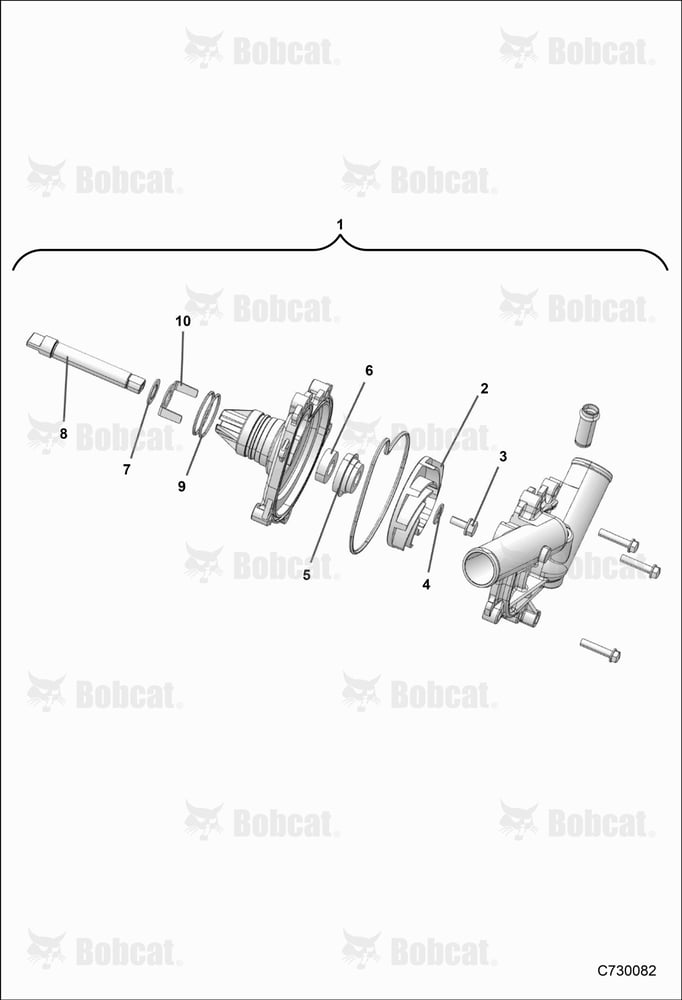 ENGINE, Waterpump Assembly