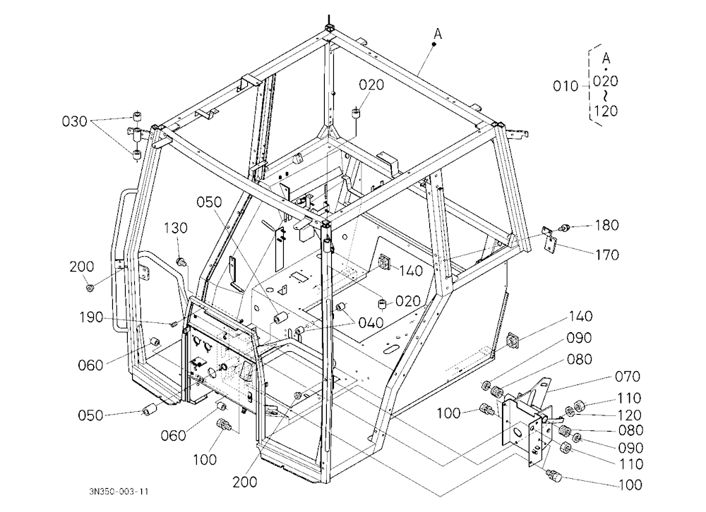 Cab Frame [Wider Cab Type]