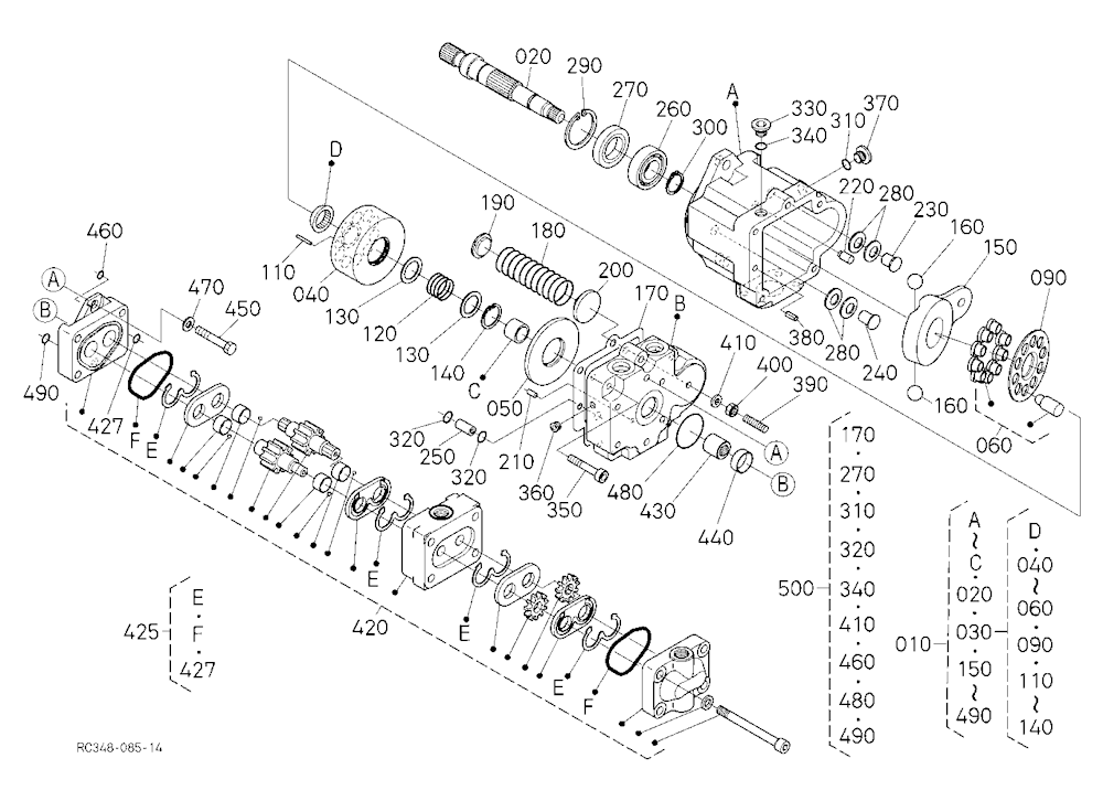 Piston Pump [Component Parts]