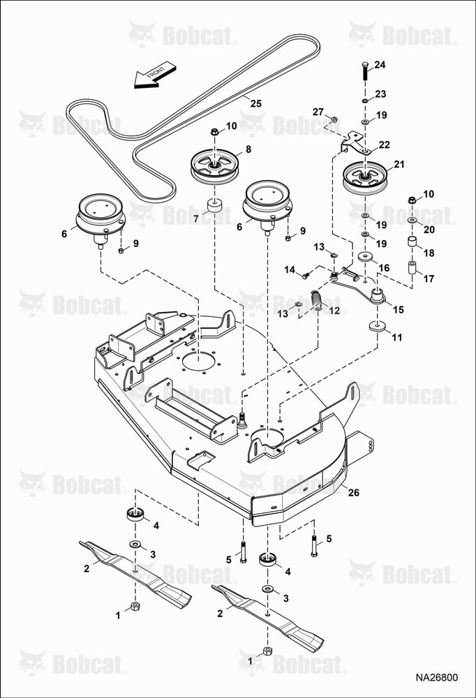 BELTS, Pulleys & Blades (NA)(42")
