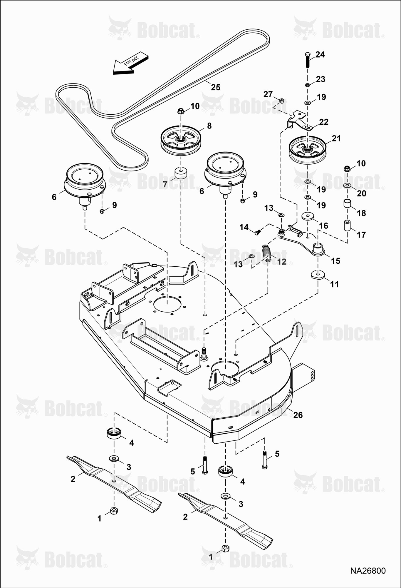 BELTS, Pulleys & Blades (NA)(42")