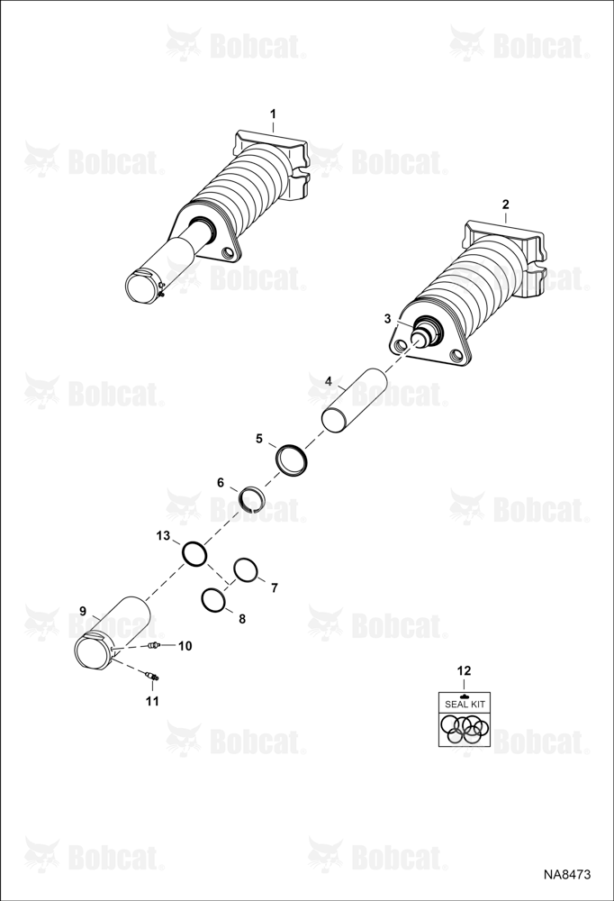 Track Tensioner  AJ1911001 - AJ1911685