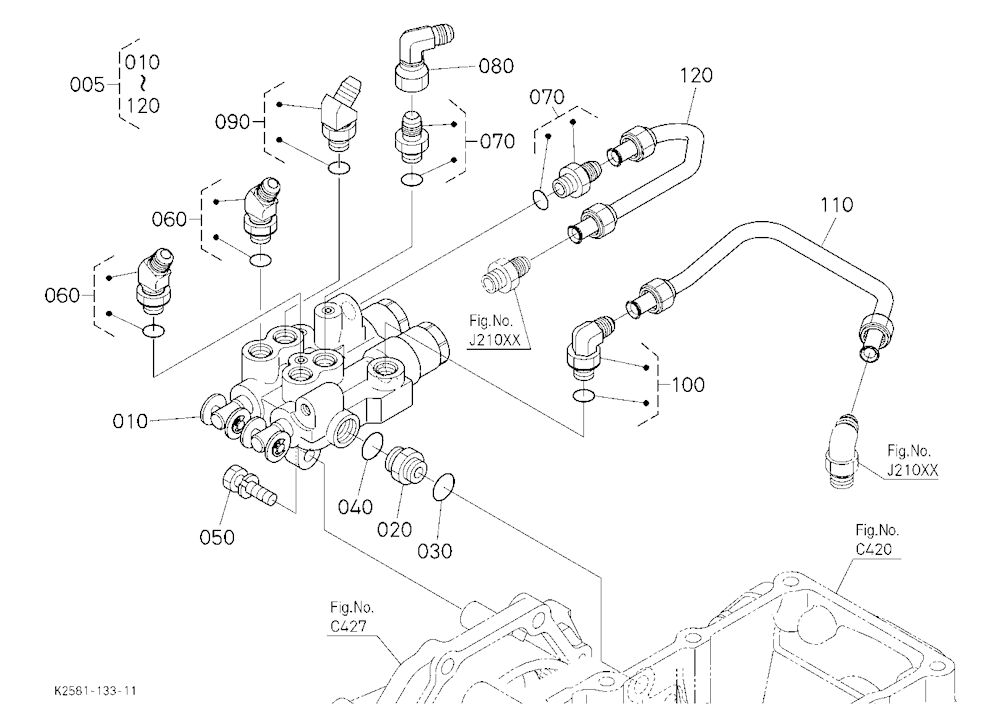 Rear Control Valve Kit(Valve) [Option]