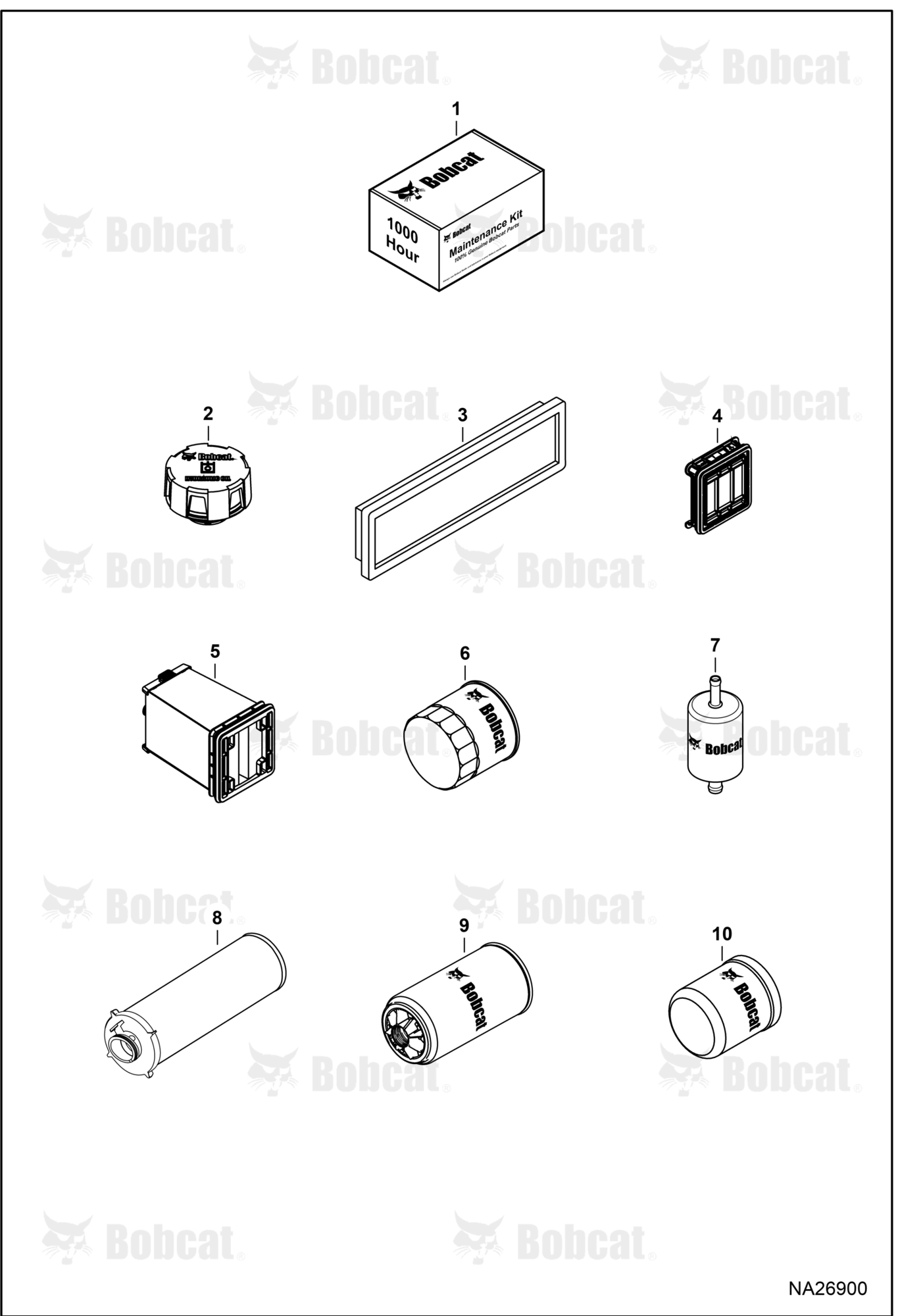 Scheduled Maintenance Items (Every 1000 Hours)