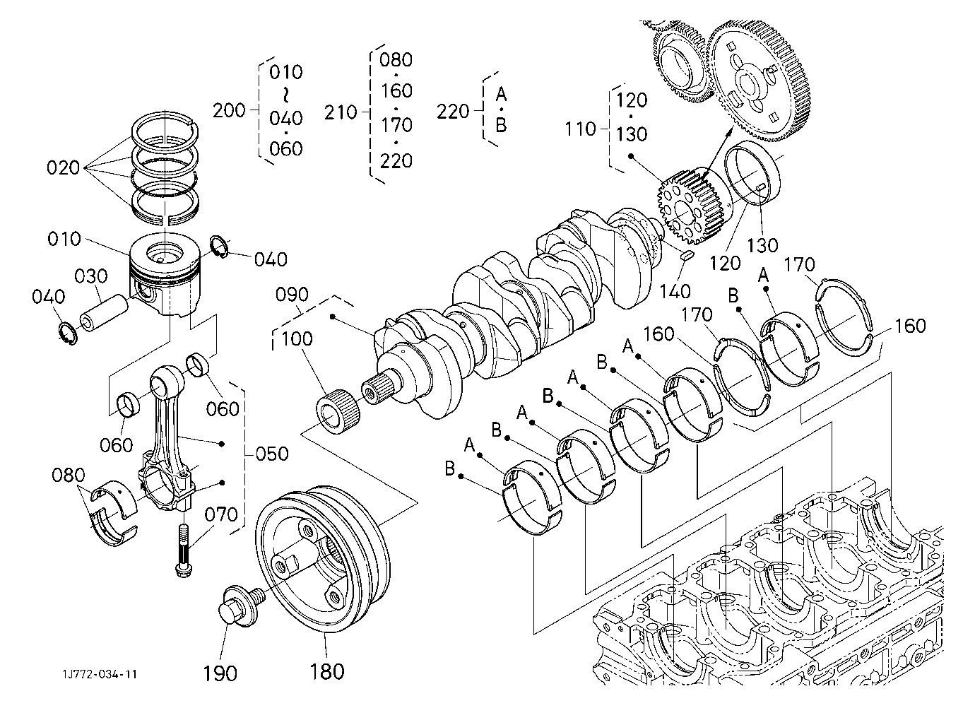 Piston And Crankshaft