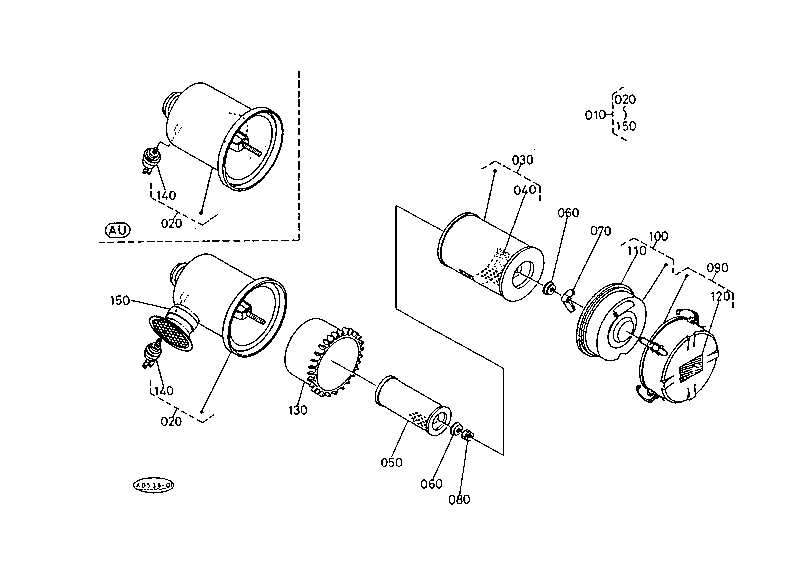 Air Cleaner (Double) [Component Parts]