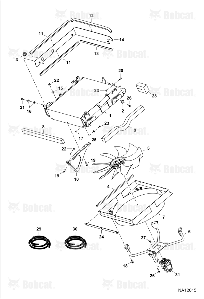 Engine & Attaching Parts (Radiator Water Exchanger)
