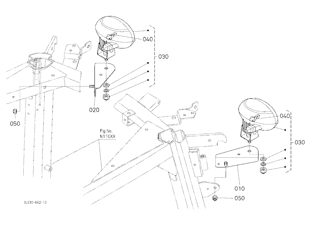 Work Light (Rear/Pillar)