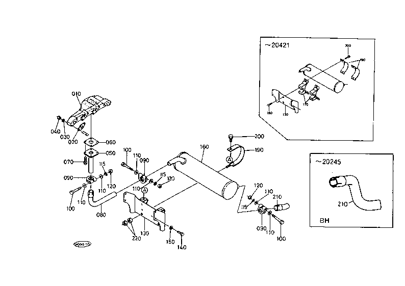 Muffler And Exhaust Manifold