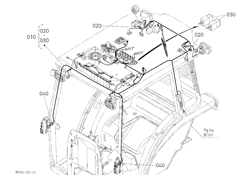 Electrical Wiring (Cab) [Cab Type]