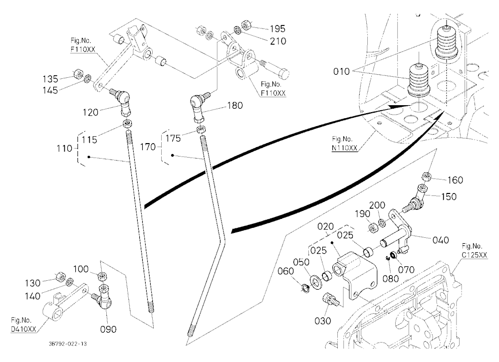Main Gear Shift Rod