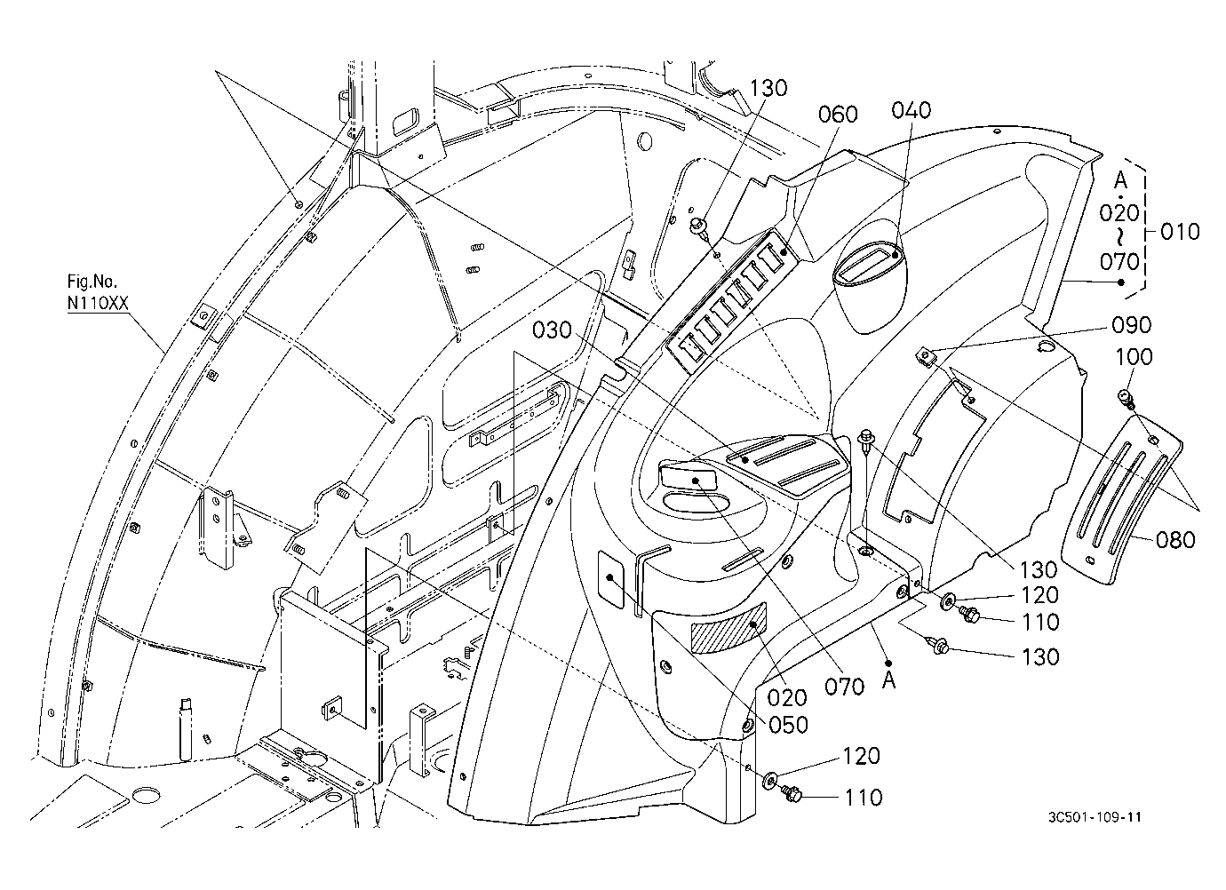 Fender Cover Rh [A]