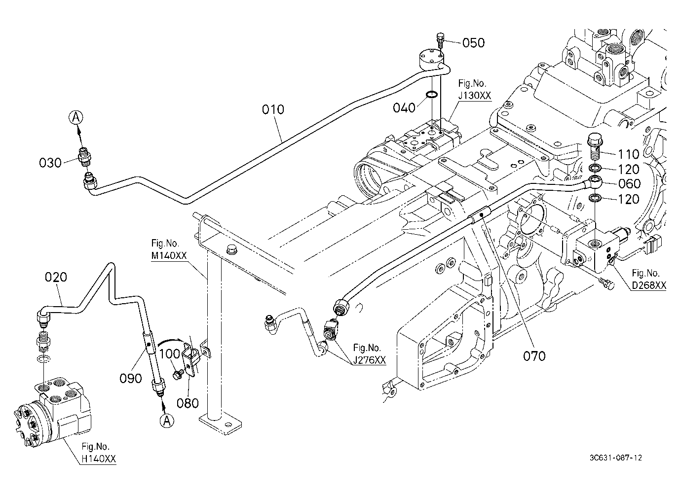 Hydraulic Oil Line (Steering/Pto)