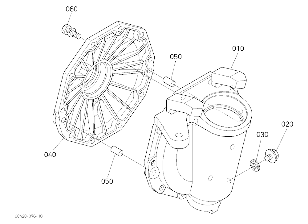 Front Axle Case Rh