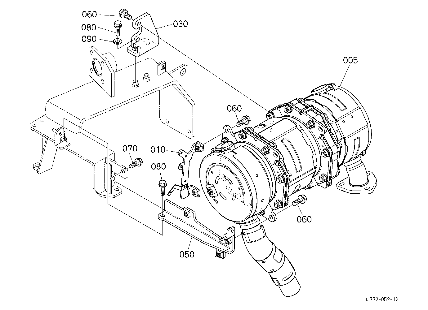 Diesel Particulate Filter Muffler