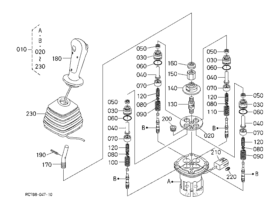 Pilot Valve (Rh) (Component Parts)