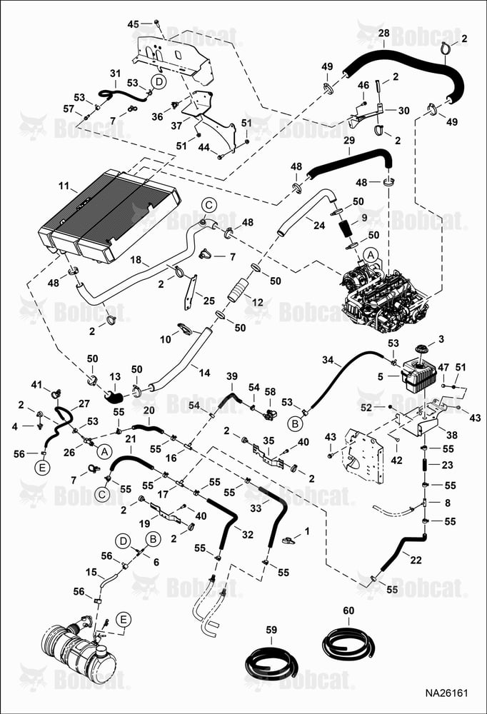 Cooling System  B55H11103 & Above, B69H11001 & Above