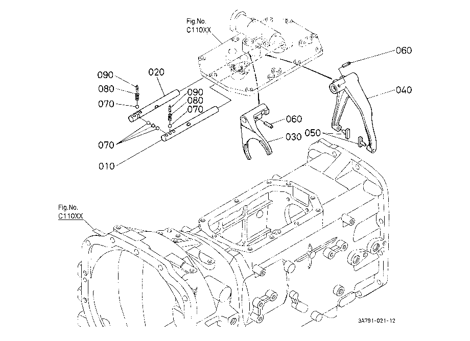 Main Gear Shift Fork