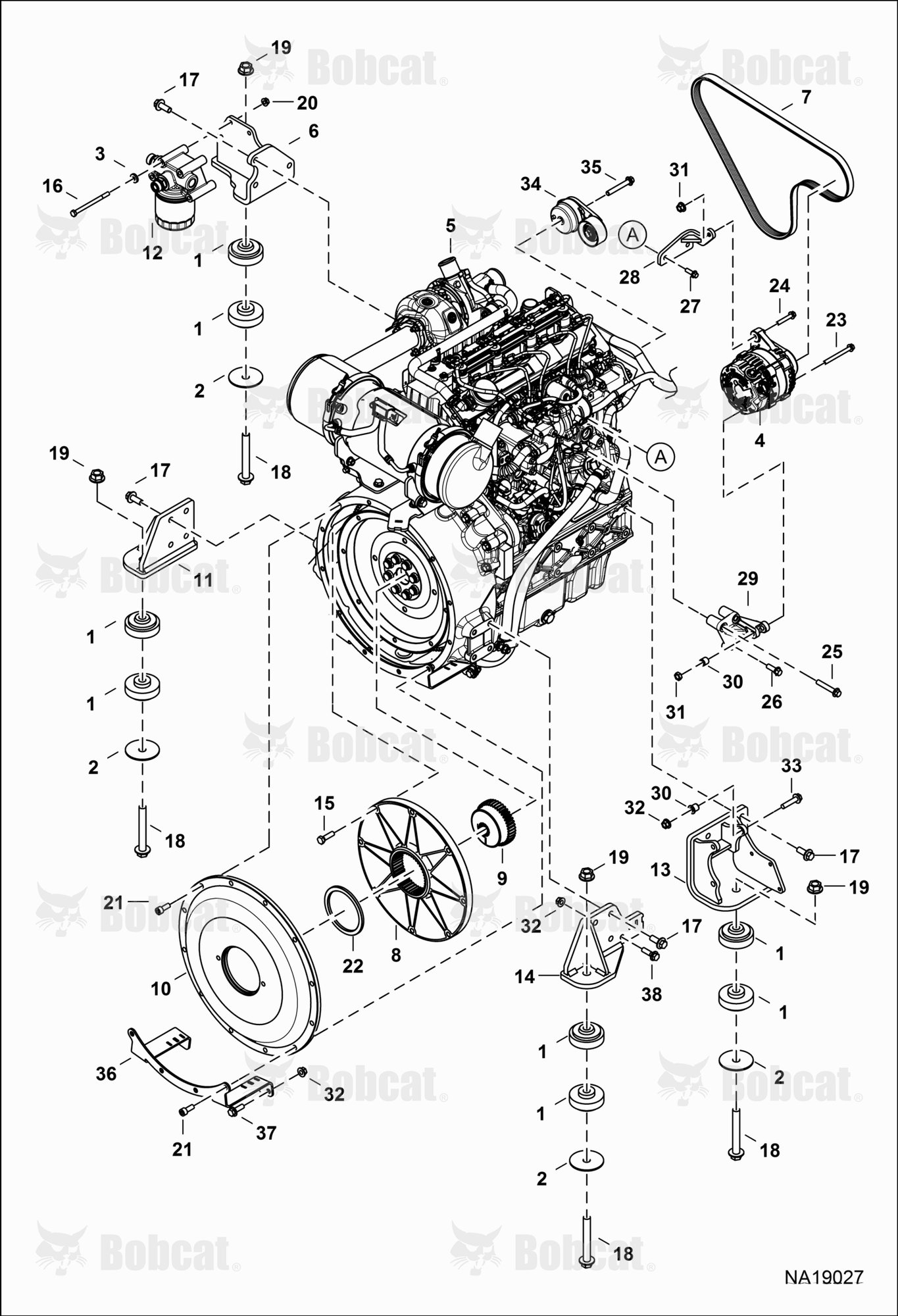 Engine & Attaching Parts (Engine Mounts)