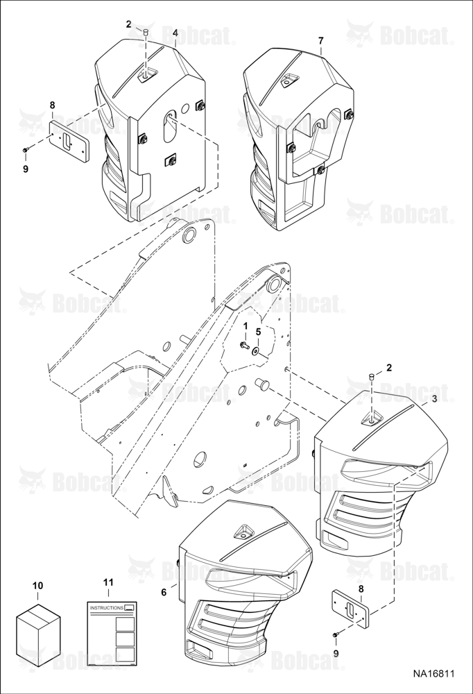 Counterweight B41K16001 & Above
