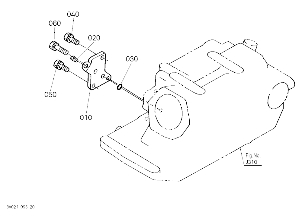 Auxiliary Control Valve Cover