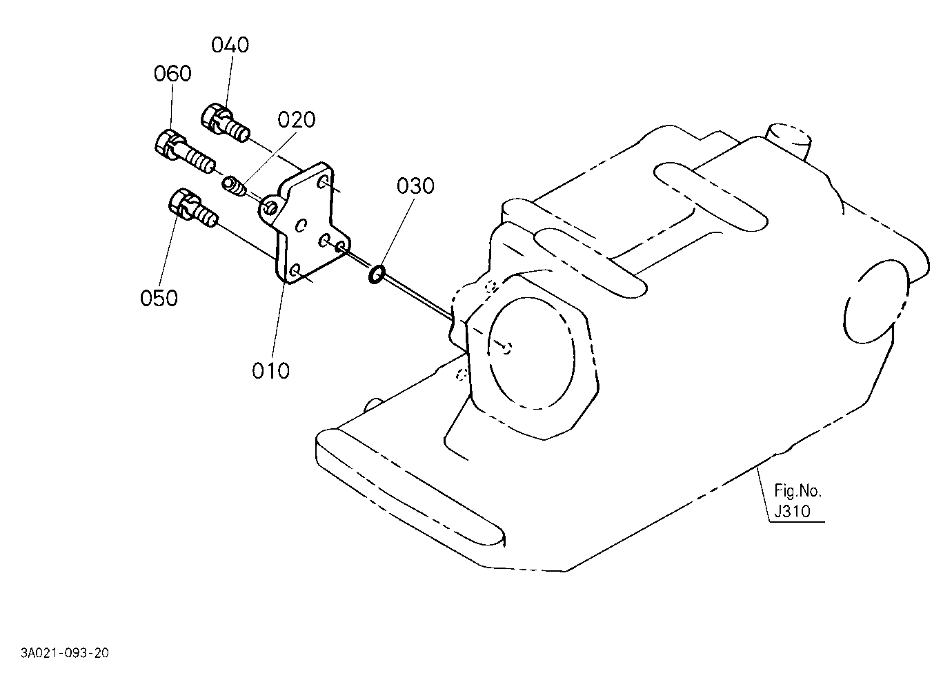 Auxiliary Control Valve Cover