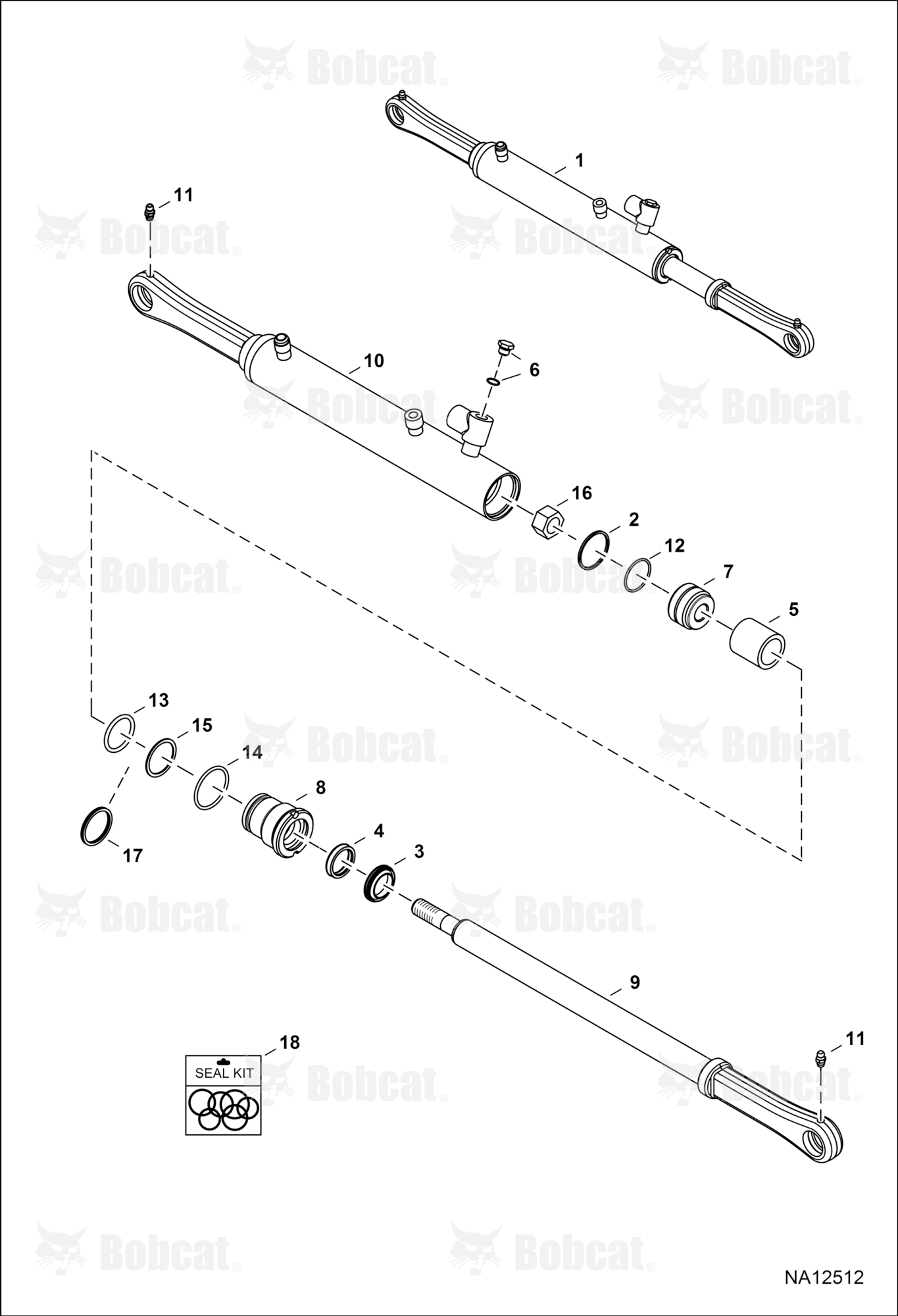 Power BOB-TACH (Cylinder) (Guard Stud)