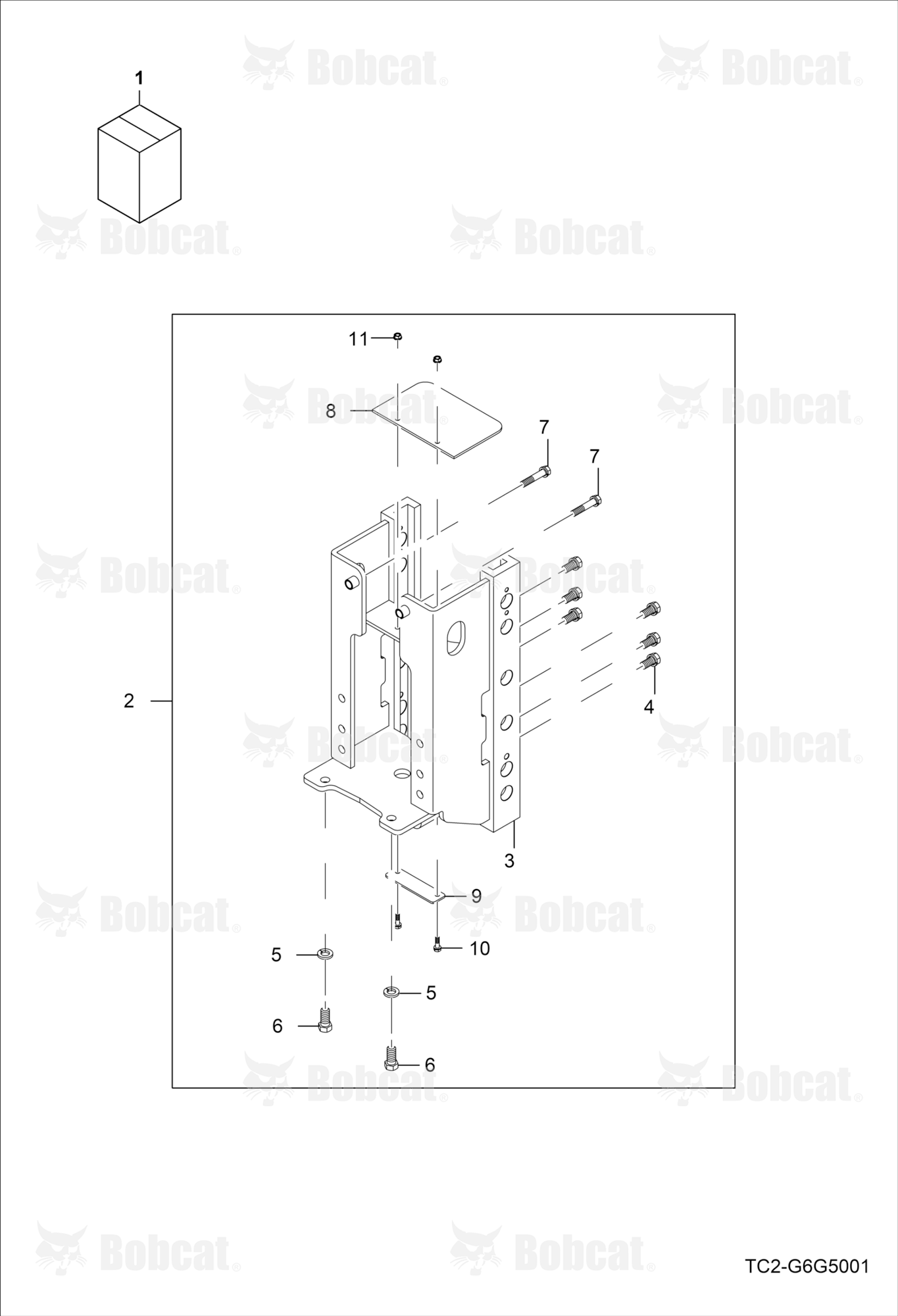 Rear Height Control Hitch Group (4PORT)