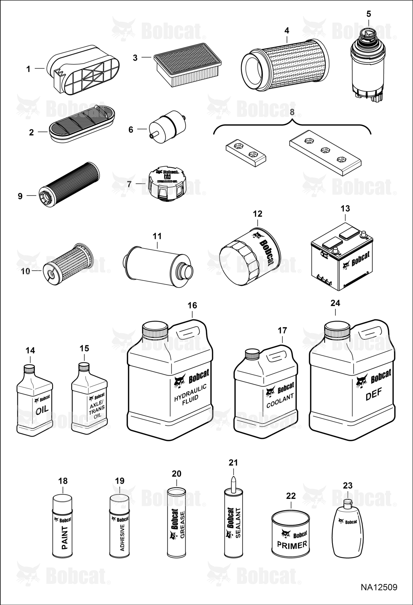 Maintenance Items (Service Parts)