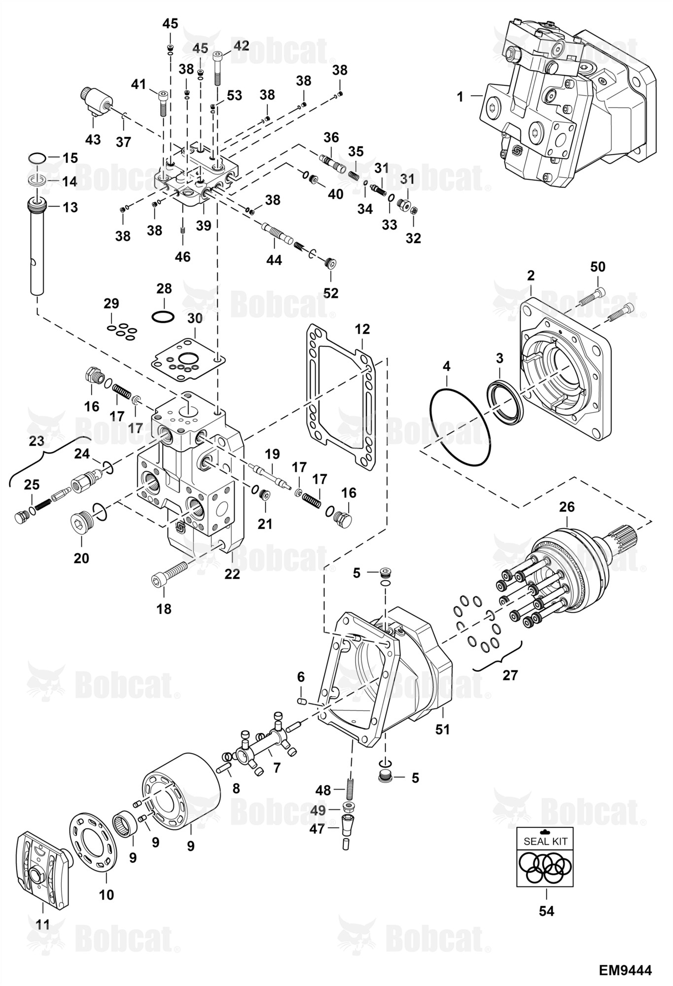 Hydrostatic Motor (Model 83009713)