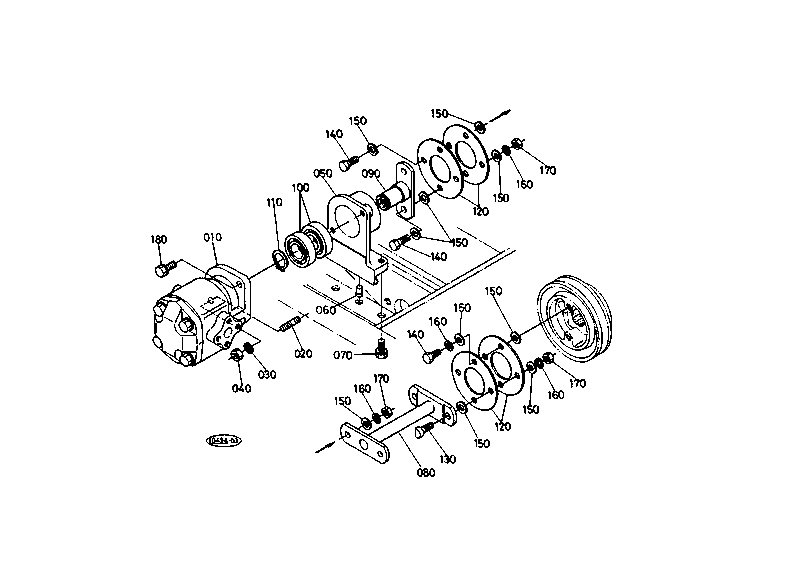 Hydraulic Gear Pump (Front)