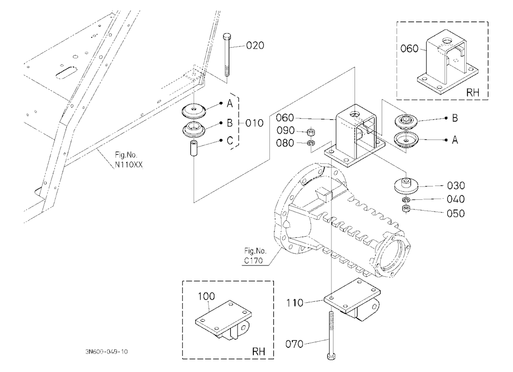 Cab Bracket Rear