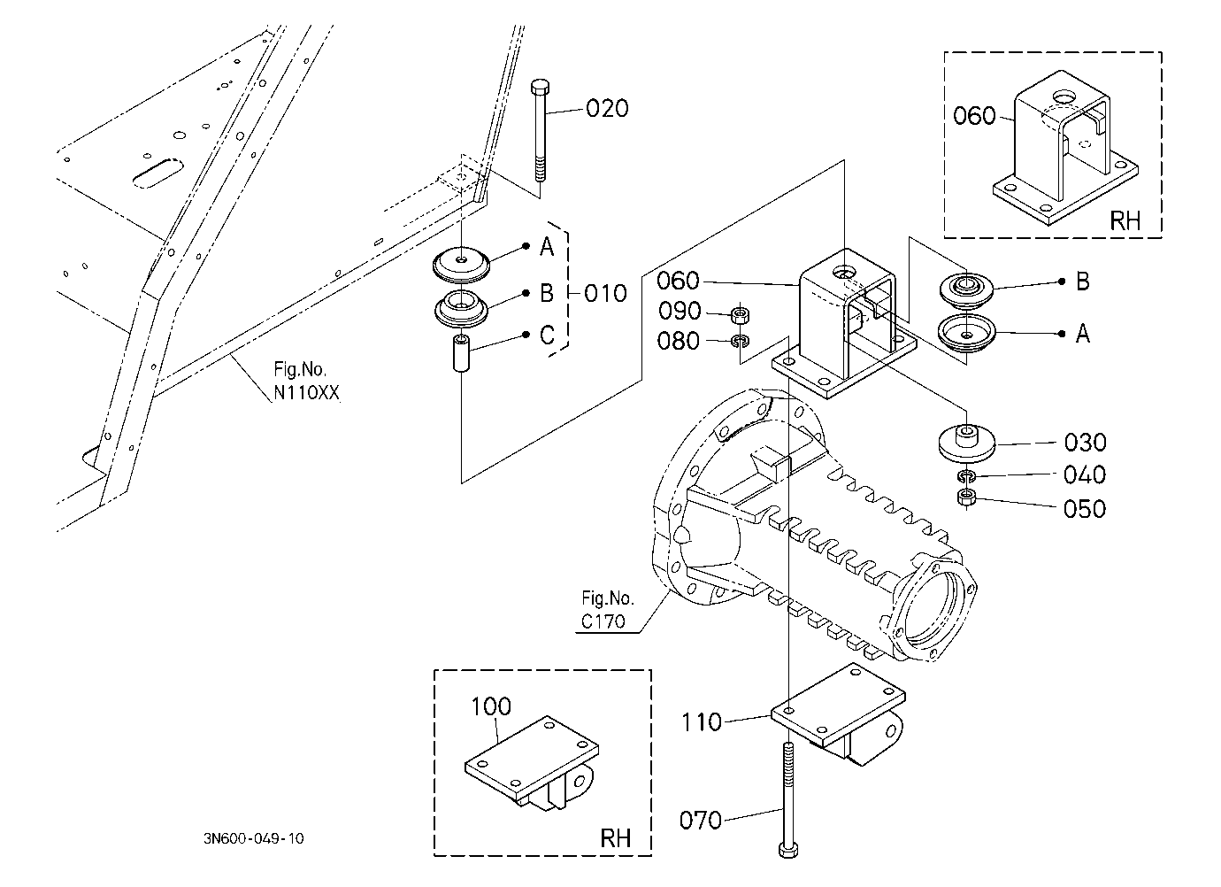 Cab Bracket Rear