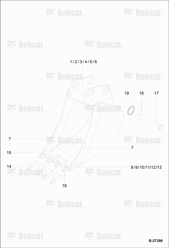 Bucket - 300,450,500,600, 800,900 mm