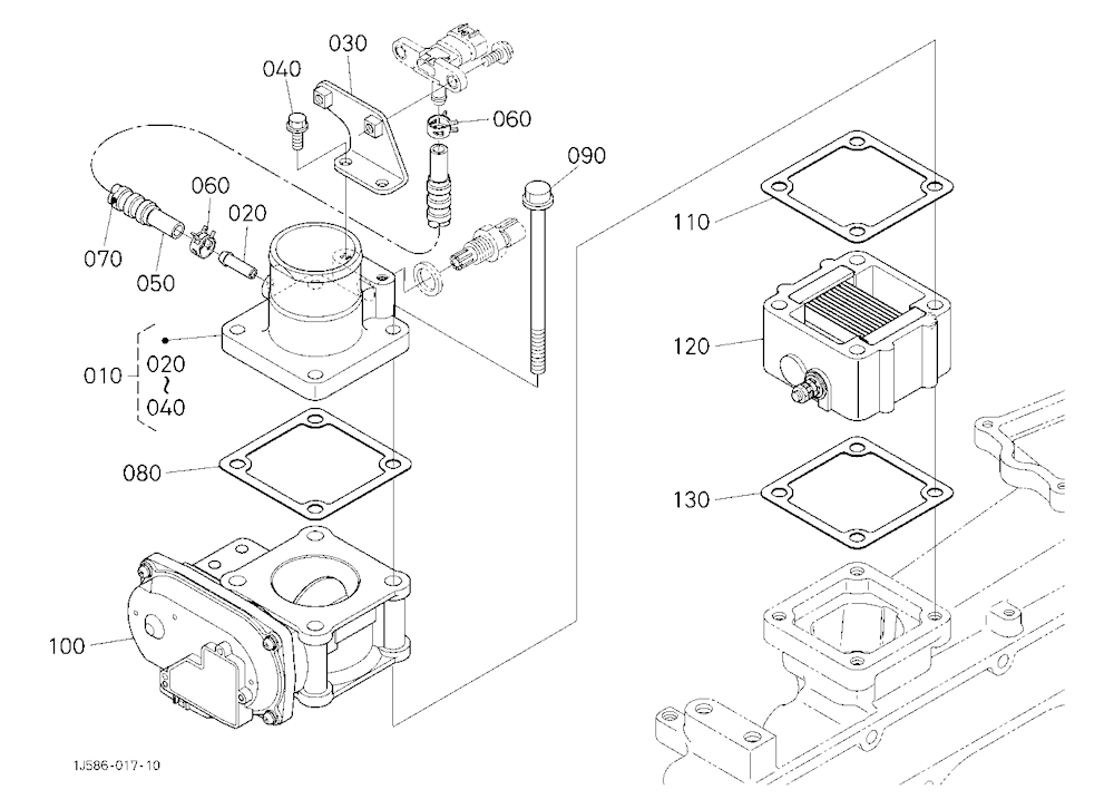 Air Cleaner Flange And Throttle Valve