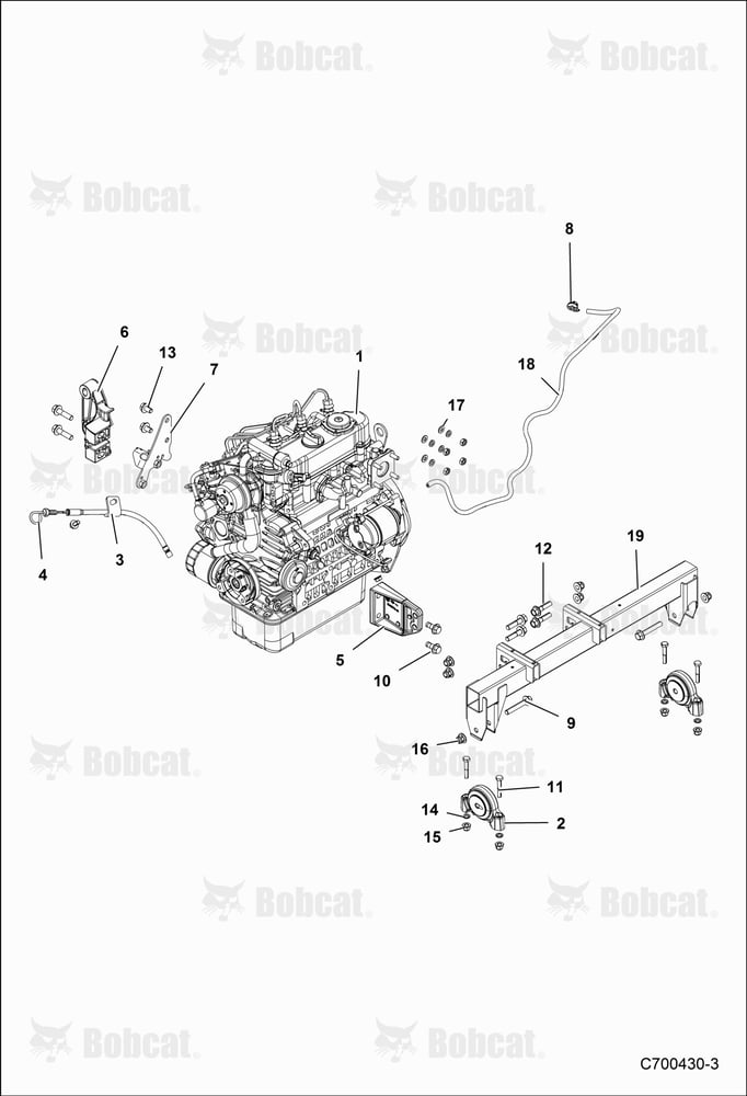 ENGINE, Mounting