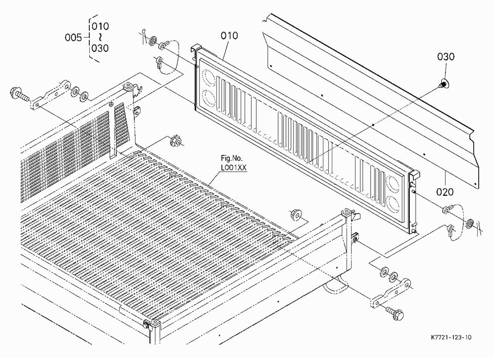 GATE KIT [BED LINER] [OPTION]
