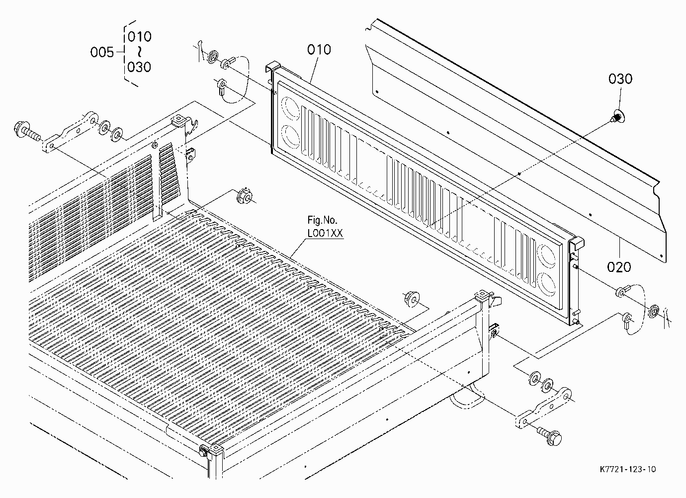 GATE KIT [BED LINER] [OPTION]