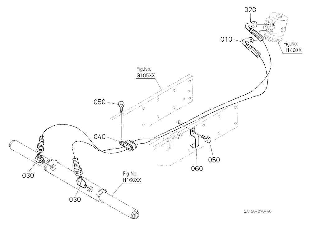 Steering Hose (Delivery) [Rops Type]