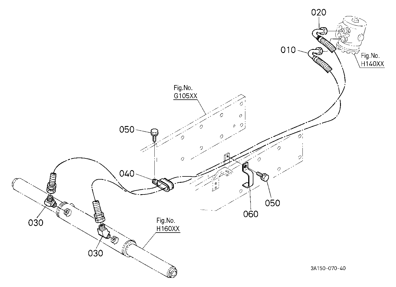 Steering Hose (Delivery) [Rops Type]