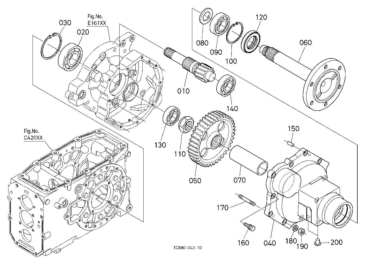 Rear Axle Lh
