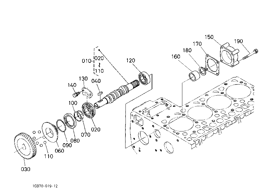 Fuel Camshaft And Governor Shaft