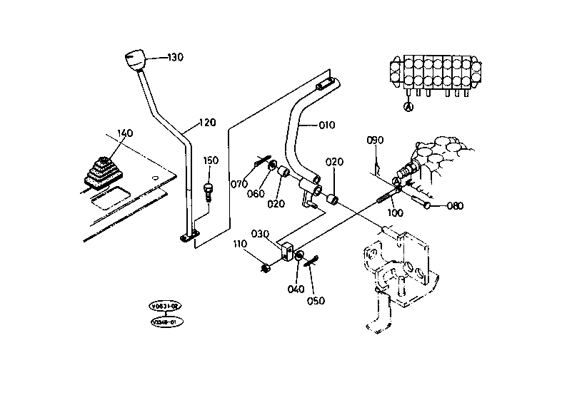 Control Lever (Dozer) [Except H.R.C.]