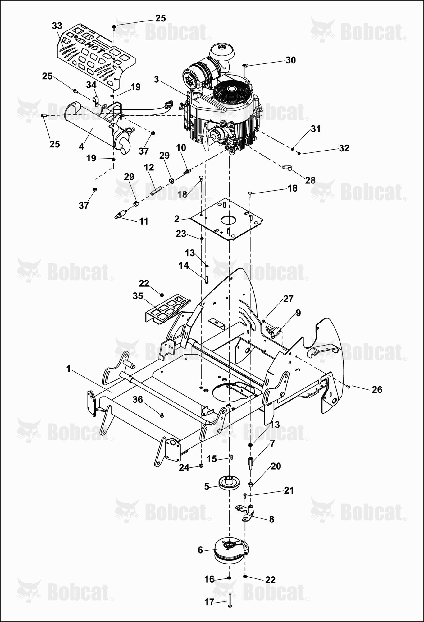 Engine Deck ASSY