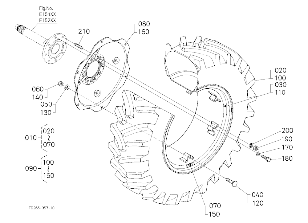 Rear Wheel (13.6-28)